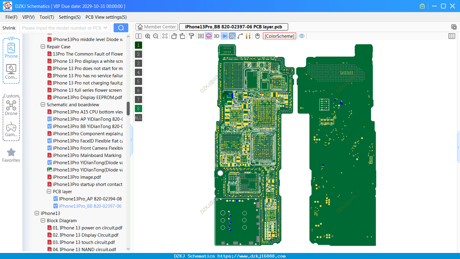 IPhone13Pro_BB 820-02397-06 PCB Layer